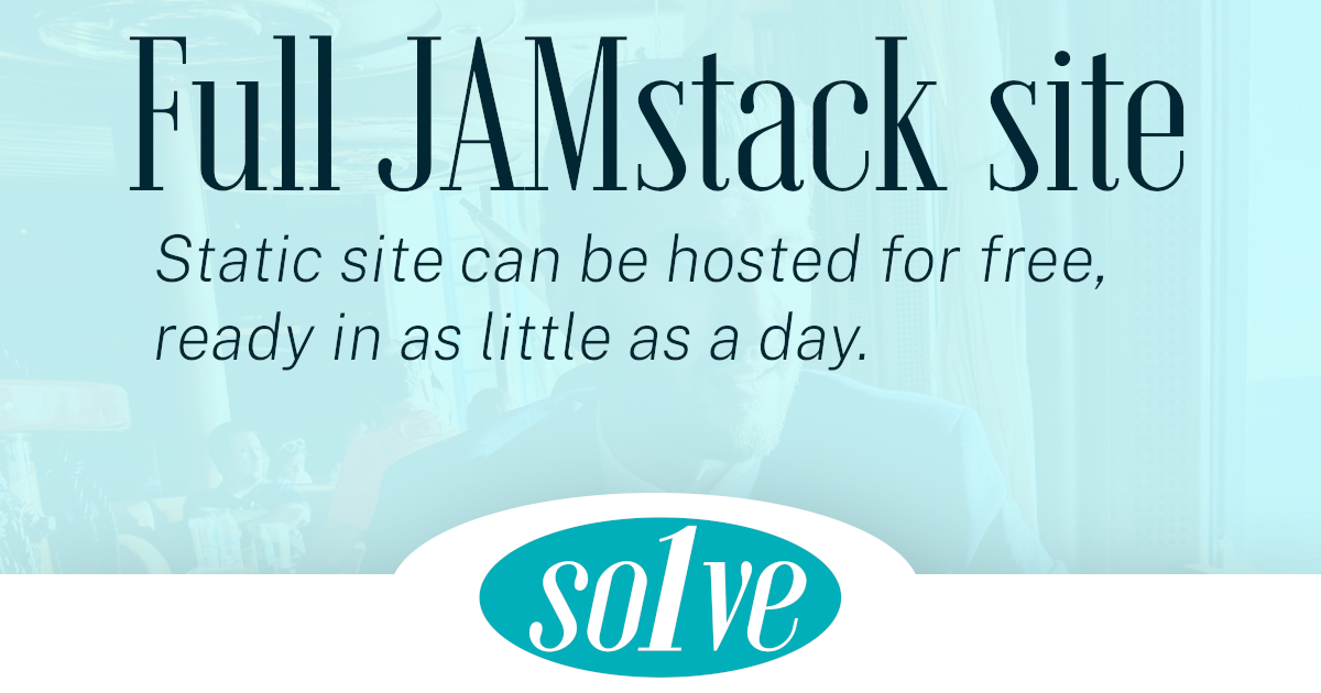 Full JAMstack site package